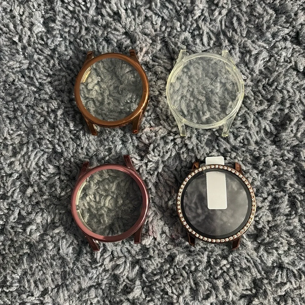 Lightly used circular watch covers